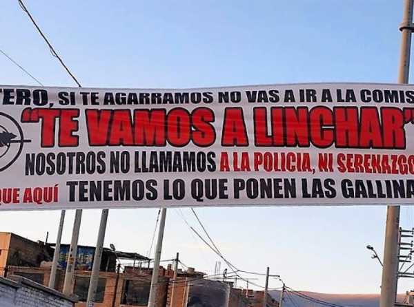 Inseguridad: el pueblo se defiende