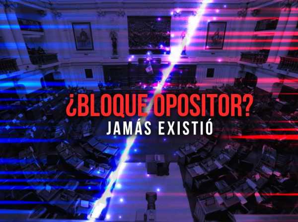 ¿Bloque opositor? Jamás existió