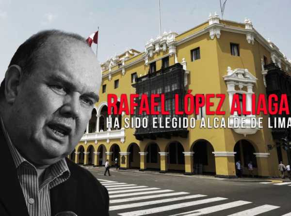 Rafael López Aliaga ha sido elegido alcalde de Lima