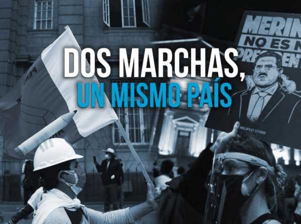 Dos marchas, un mismo país