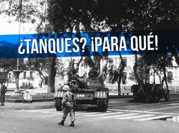 ¿Tanques? ¡Para qué!