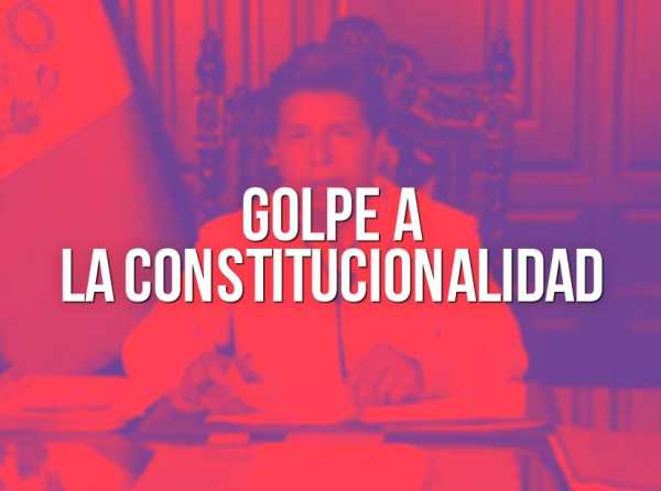 Golpe a la constitucionalidad