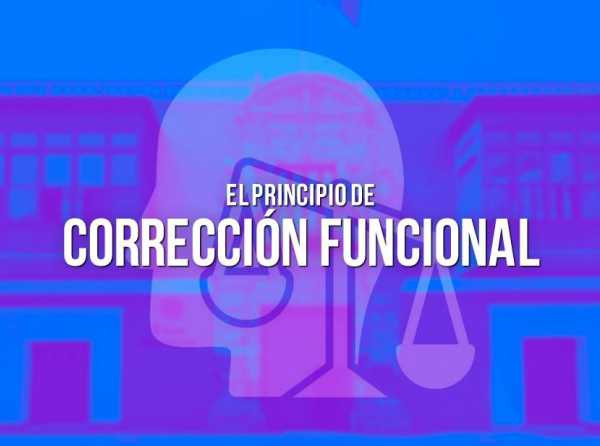 El principio de corrección funcional