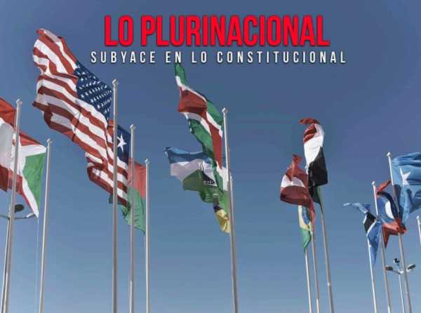 Lo plurinacional subyace en lo constitucional