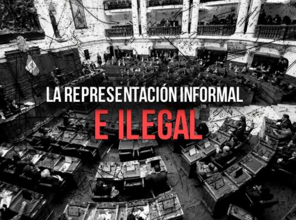 La representación informal e ilegal