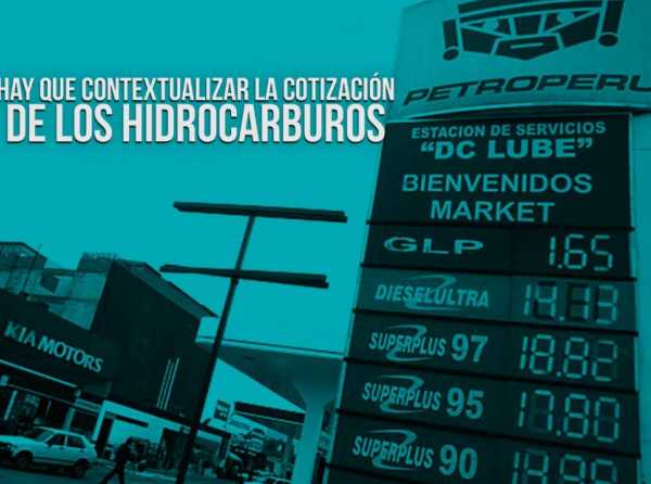 Hay que contextualizar la cotización de los hidrocarburos