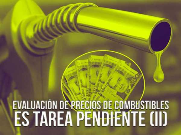 Evaluación de precios de combustibles es tarea pendiente