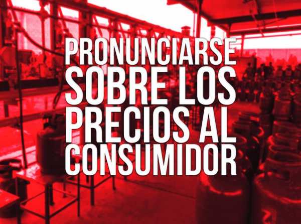 Pronunciarse sobre los precios al consumidor