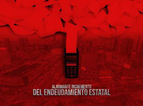 Alarmante incremento del endeudamiento estatal