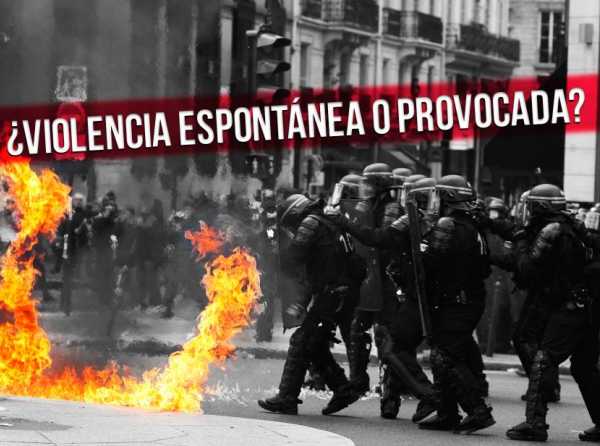 ¿Violencia espontánea o provocada por incendiarios?