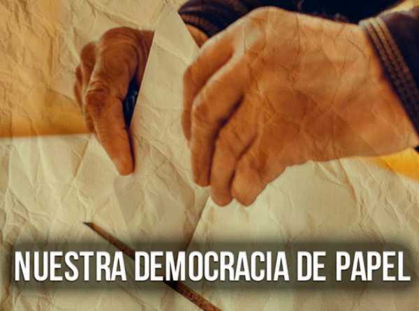 Nuestra democracia de papel