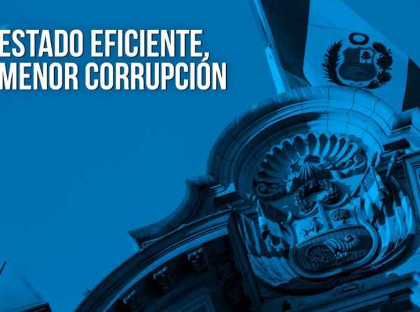 Estado eficiente, menor corrupción