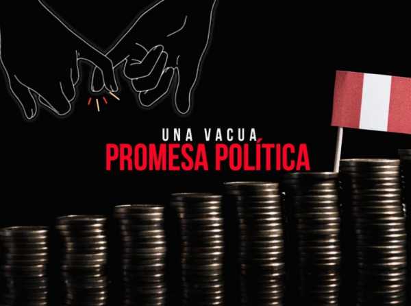 Una vacua promesa política