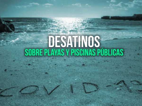 Desatinos sobre playas y piscinas públicas