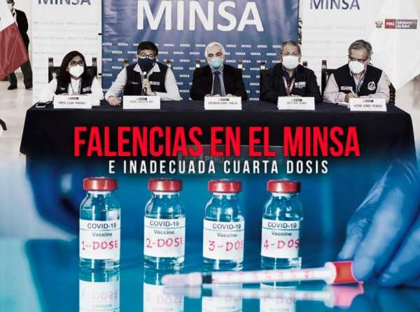 Falencias en el Minsa e inadecuada cuarta dosis