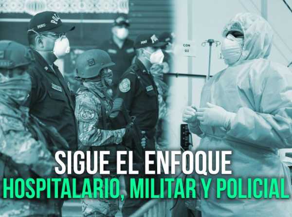 Sigue el enfoque hospitalario, militar y policial