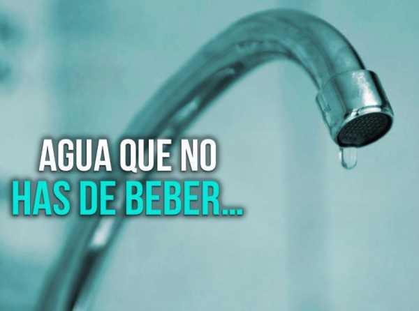 Agua que no has de beber…