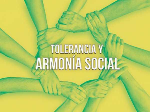 Tolerancia y armonía social