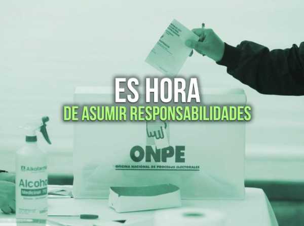 Es hora de asumir responsabilidades