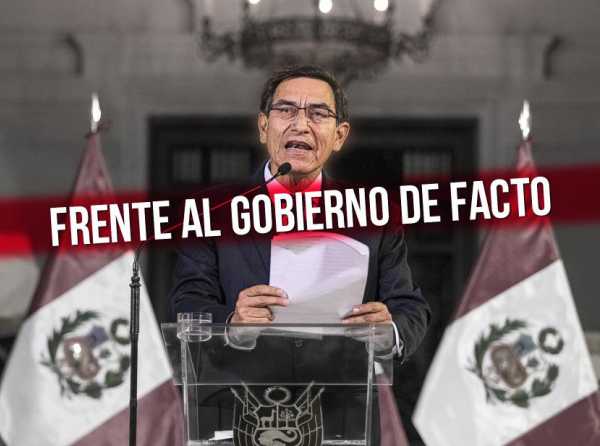 Frente al gobierno de facto