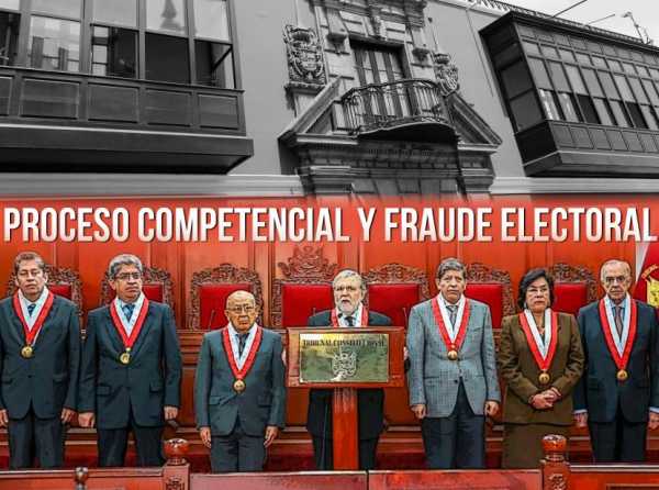 Proceso competencial y fraude electoral