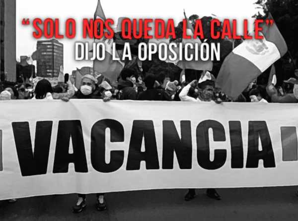 “Solo nos queda la calle”, dijo la oposición