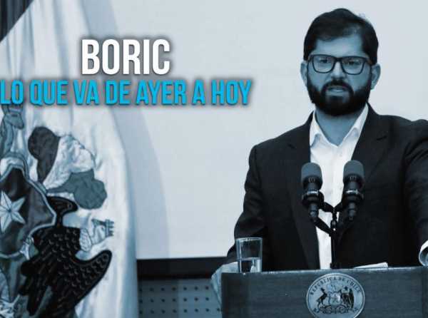 Boric: lo que va de ayer a hoy