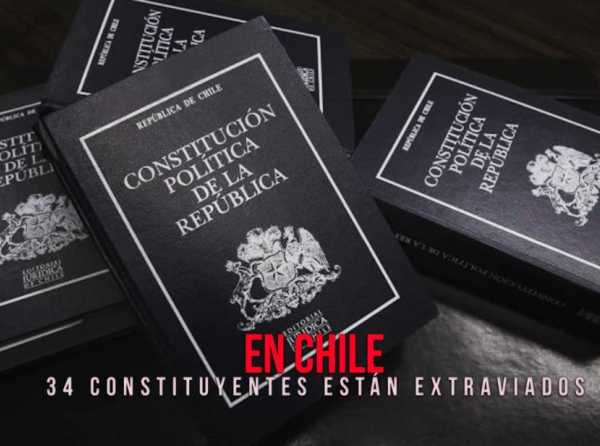 En Chile 34 constituyentes están extraviados