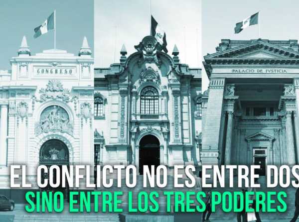 El conflicto no es entre dos, sino entre los tres poderes