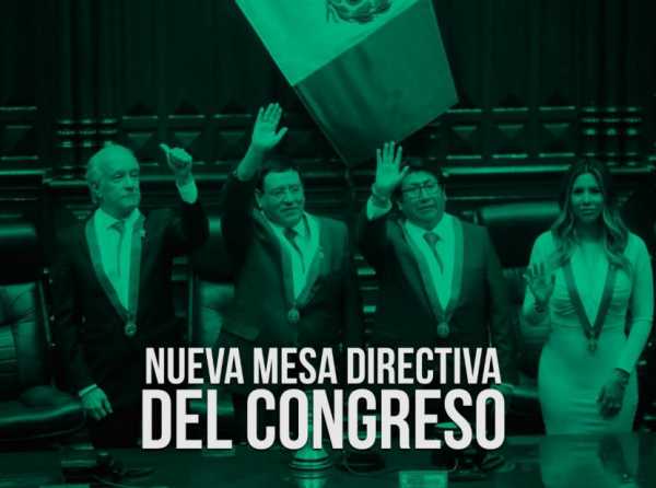 Nueva Mesa Directiva del Congreso