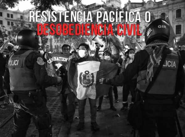 Resistencia pacífica o desobediencia civil