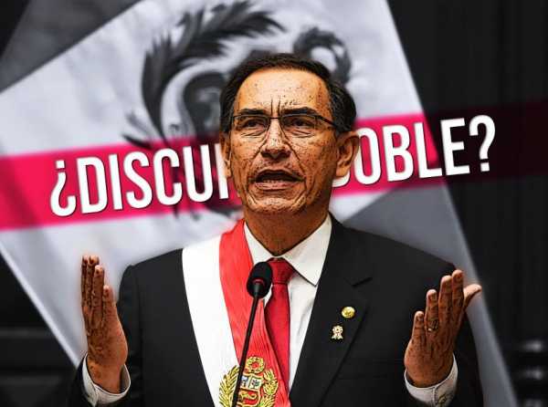 Discurso doble y manipulador de Vizcarra