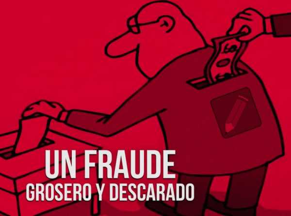 Un fraude grosero y descarado