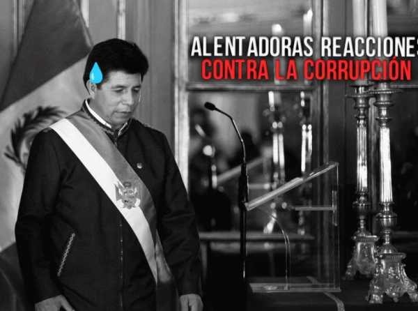 Alentadoras reacciones contra la corrupción 