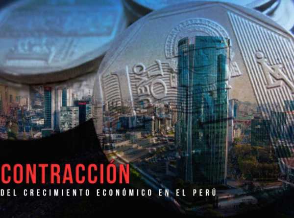 Contracción del crecimiento económico en el Perú