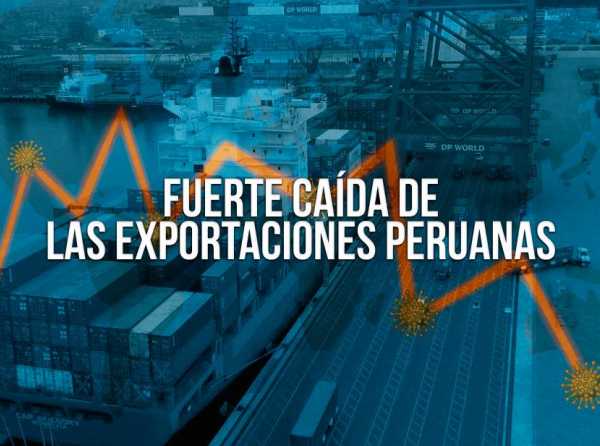 Fuerte caída de las exportaciones peruanas