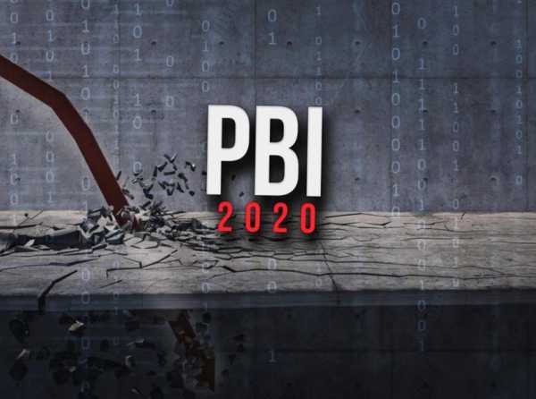 Derrumbe del PBI durante el 2020