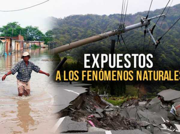 Expuestos a los fenómenos naturales