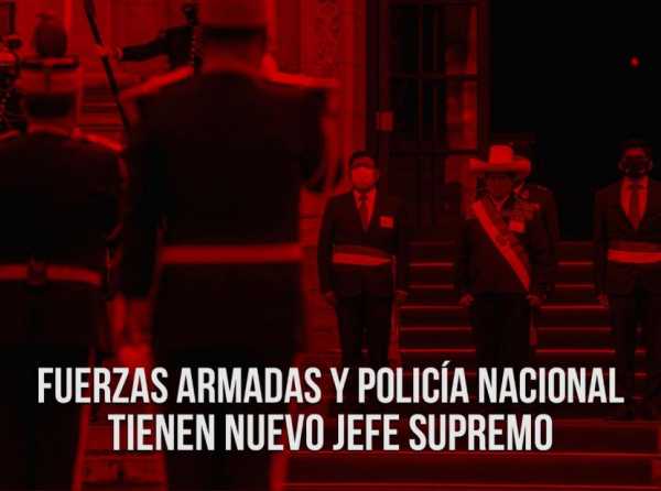 Fuerzas Armadas y Policía Nacional tienen nuevo Jefe Supremo