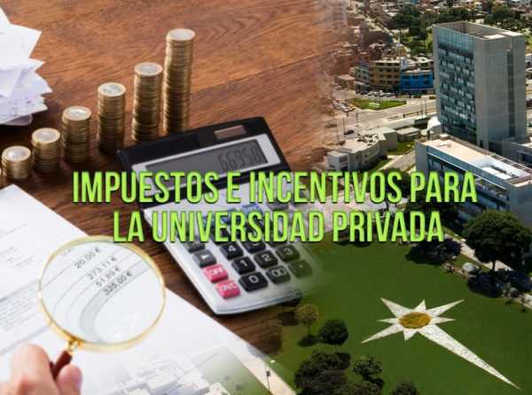 Impuestos e incentivos para la universidad privada