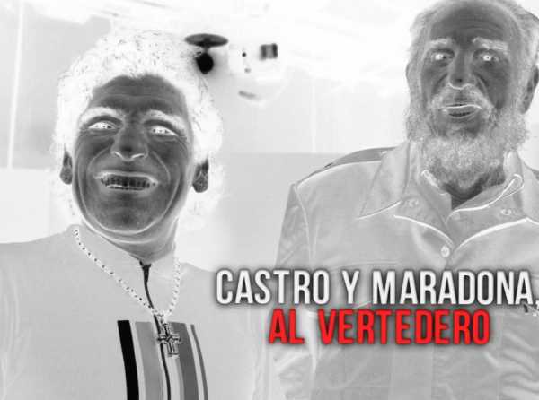 Castro y Maradona, al vertedero