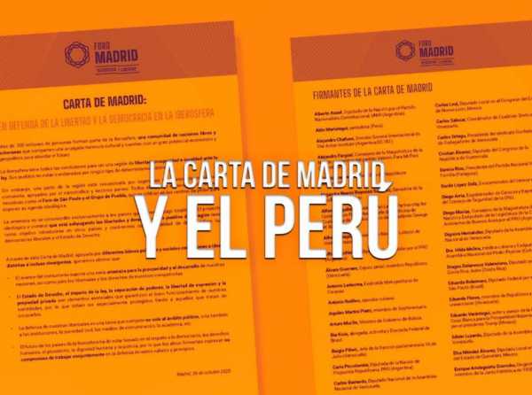 La Carta de Madrid y el Perú