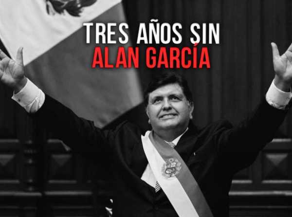 Tres años sin Alan García