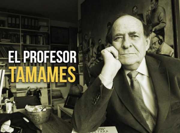 El profesor Tamames