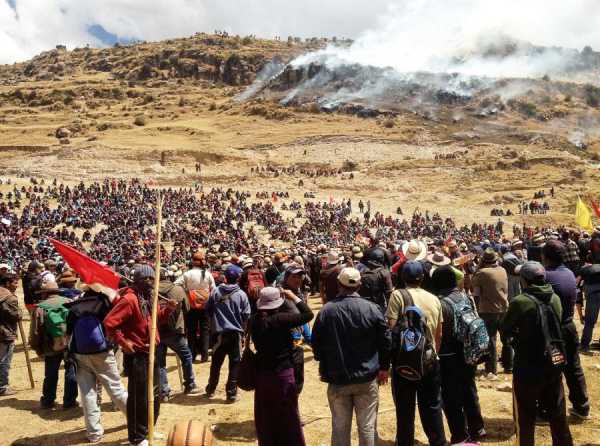 Población de Las Bambas denuncia a agitadores foráneos