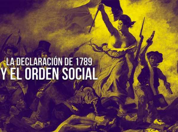 La Declaración de 1789 y el orden social