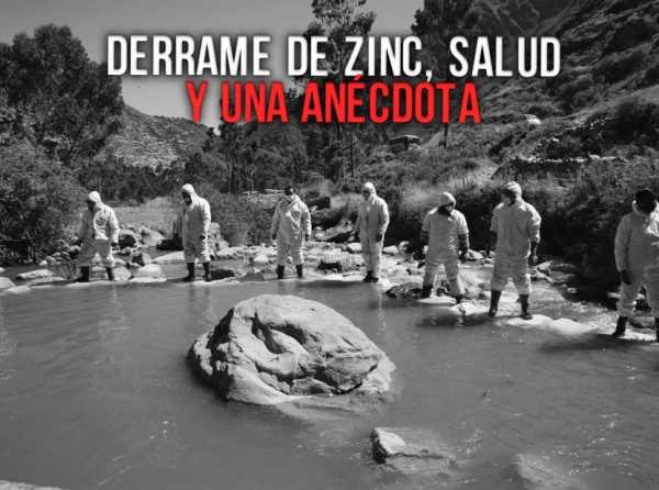 Derrame de zinc, salud y una anécdota