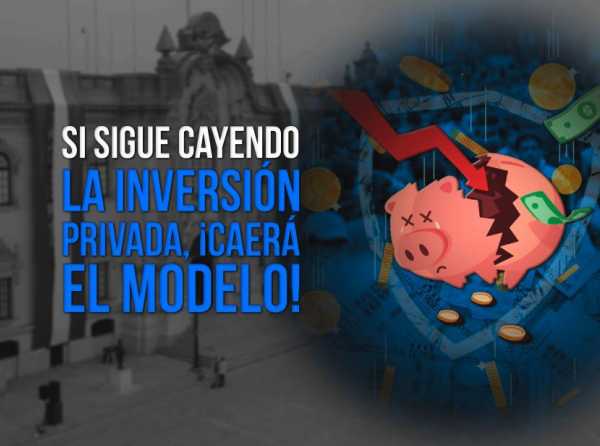 Si sigue cayendo la inversión privada, ¡caerá el modelo!