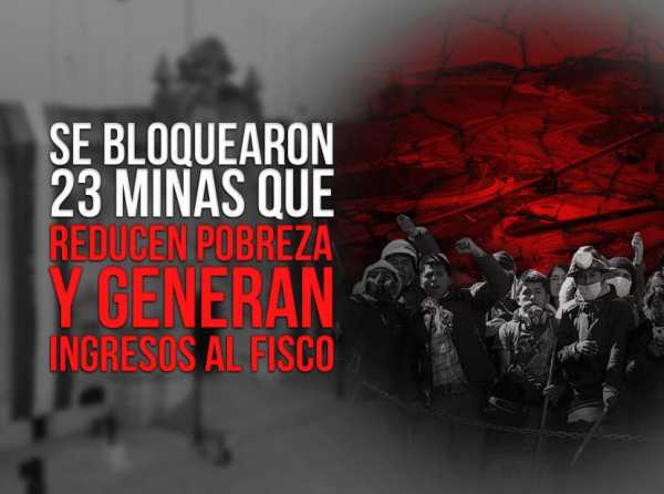 Enemigos de la minería moderna causan más de 1.7 millones de pobres