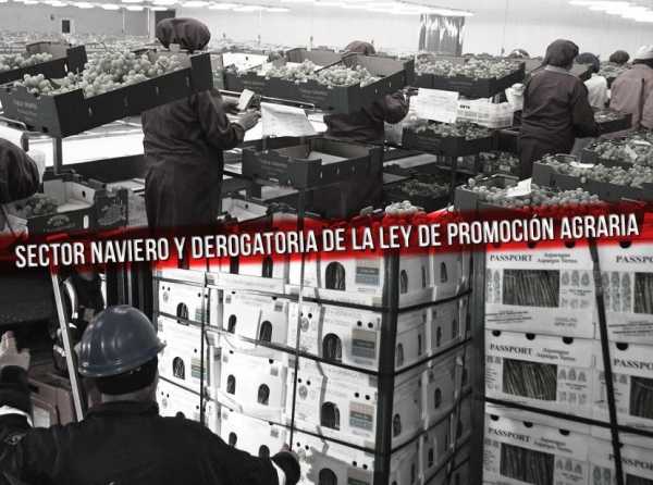 Sector naviero y derogatoria de la Ley de Promoción Agraria